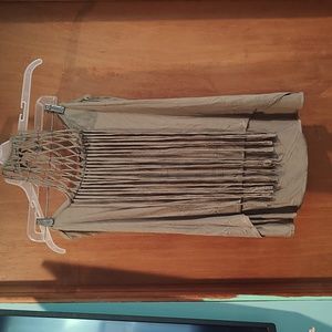 Venus Green macrame detail halter top